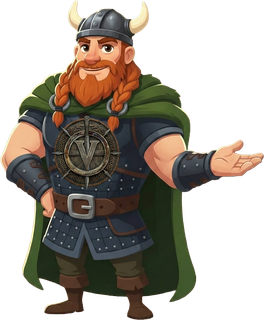 The Viking Abstract mascot